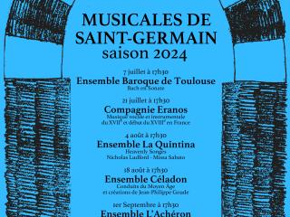 LES MUSICALES DE SAINT GERMAIN - COMPAGNIE ERANOS