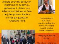 ATELIER SÉNIOR - FLASH SUR LE PATRIMOINE OCCITAN À BERLOU