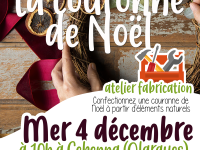 FABRIQUE TA COURONNE DE NOËL