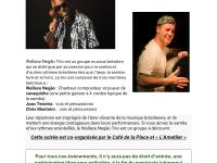 MUSIQUE BRESILIENNE AVEC LE TRIO WALLACE NEGAO